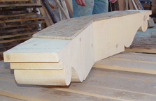 Ball Macy Angled Corner Corbel