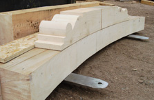 Curved Beam & Matching Corbels